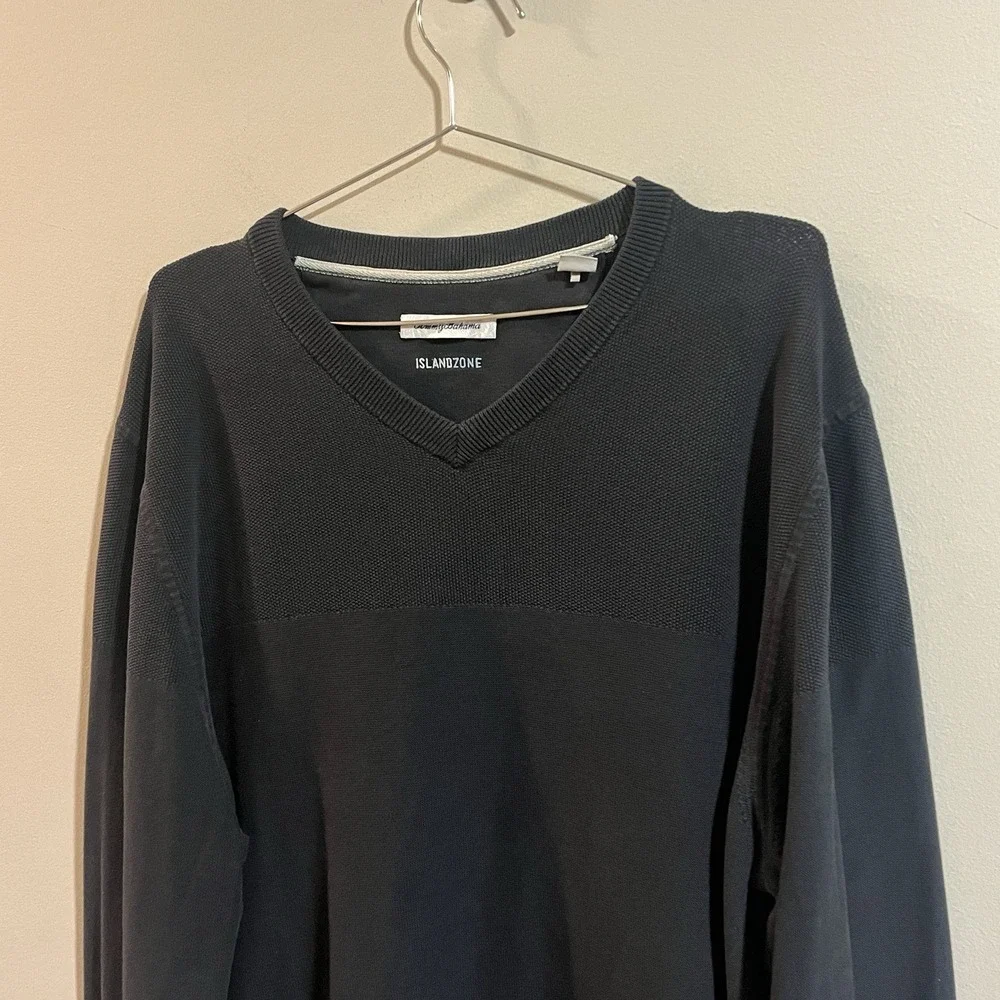 Tommy Bahama Sweater 2XLT Island Zone Blue Pullover Casual Comfort